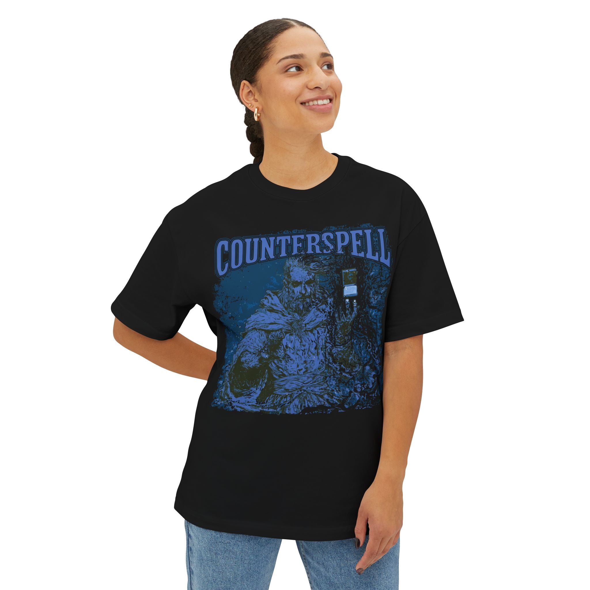 Graphic Tee — Vintage Wizard 'Counterspell' Illustration 6