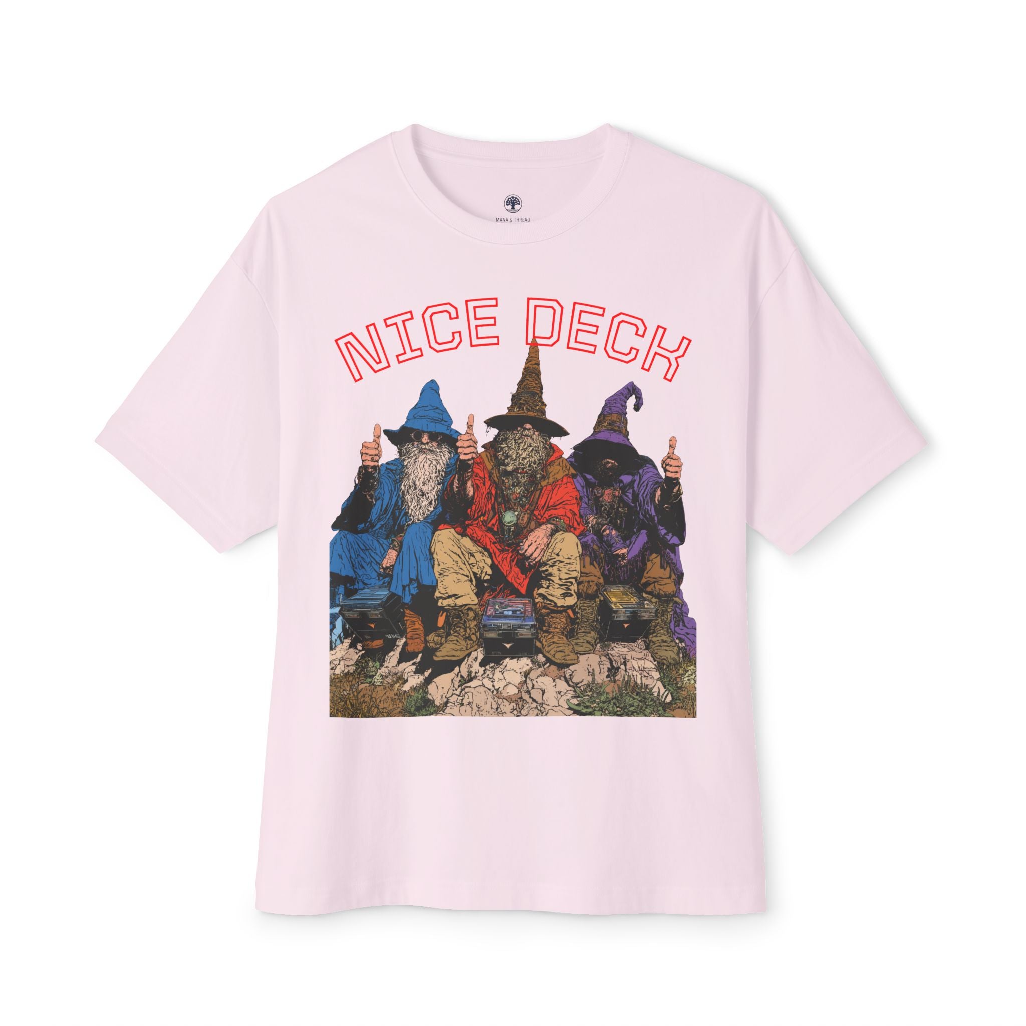T-Shirt — 'Nice Deck' Wizards Graphic Tee