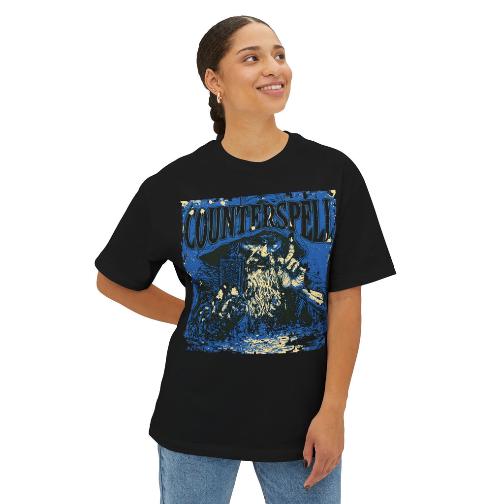 Graphic Tee — Vintage Wizard 'Counterspell' Illustration