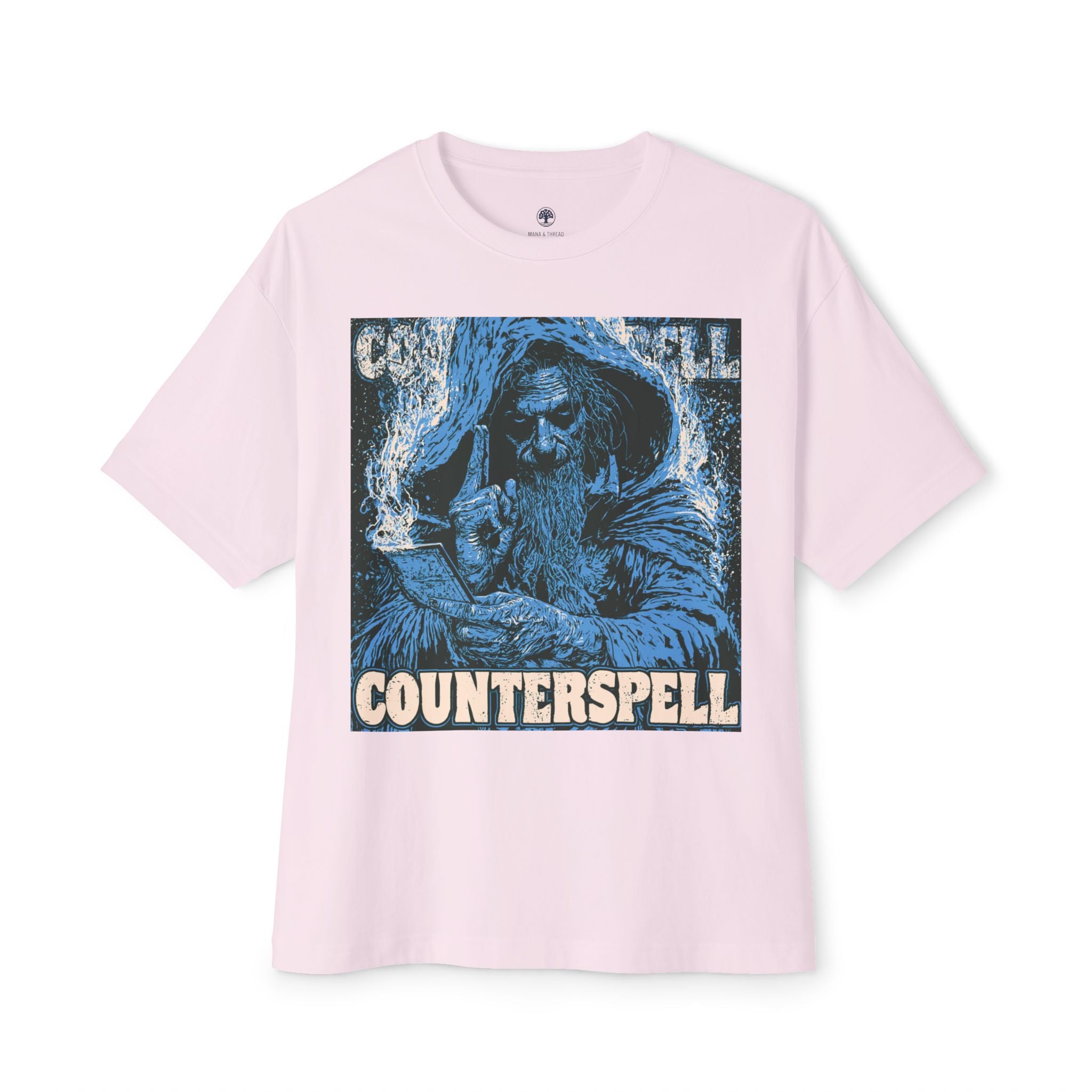 Graphic Tee — Vintage Wizard 'Counterspell' Illustration 7