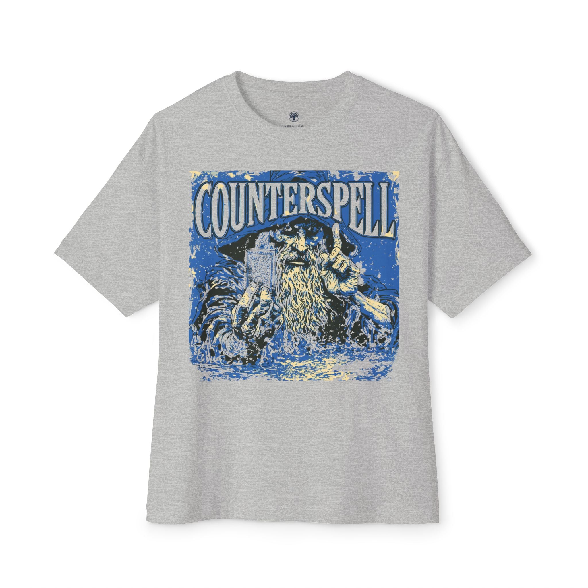 Graphic Tee — Vintage Wizard 'Counterspell' Illustration