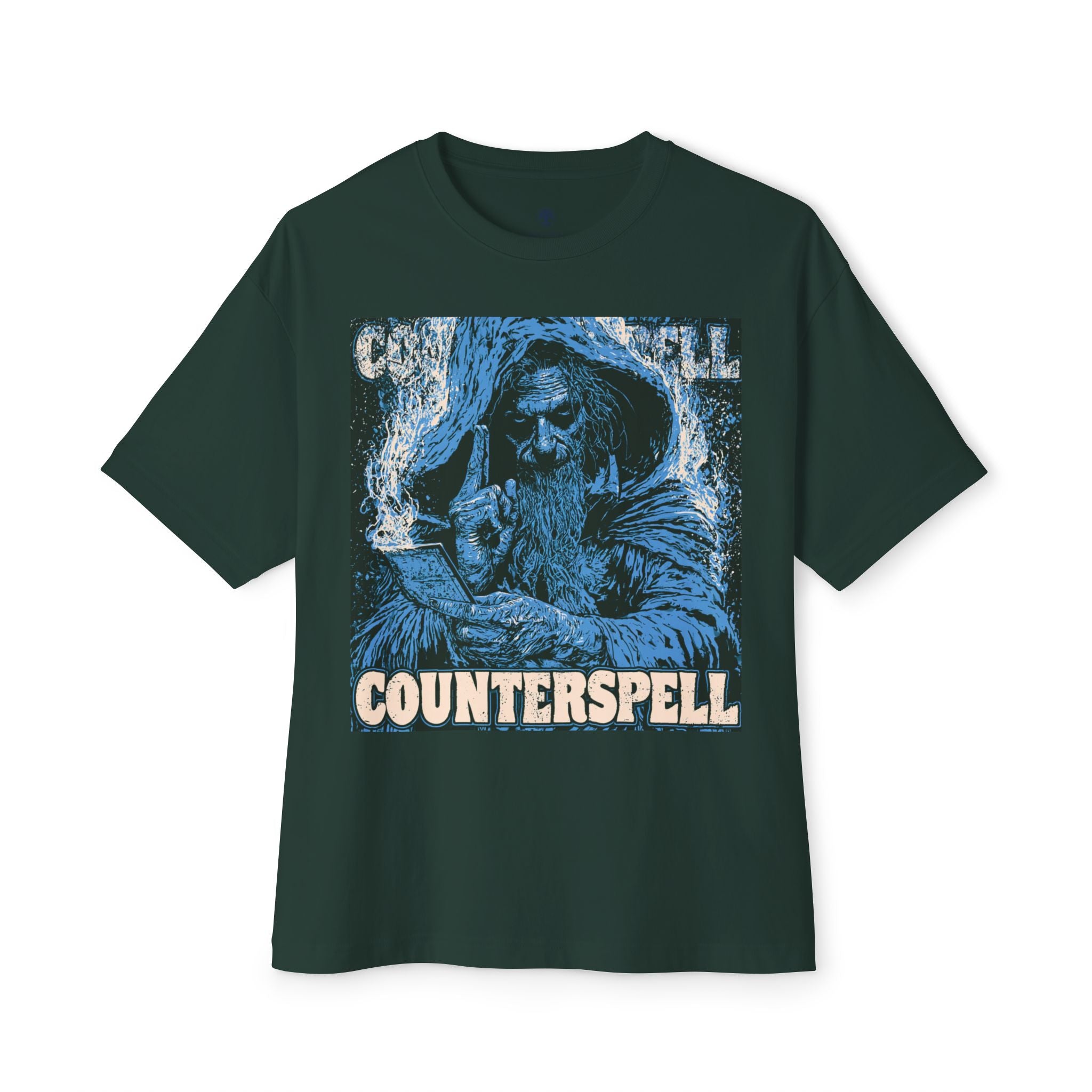 Graphic Tee — Vintage Wizard 'Counterspell' Illustration 7