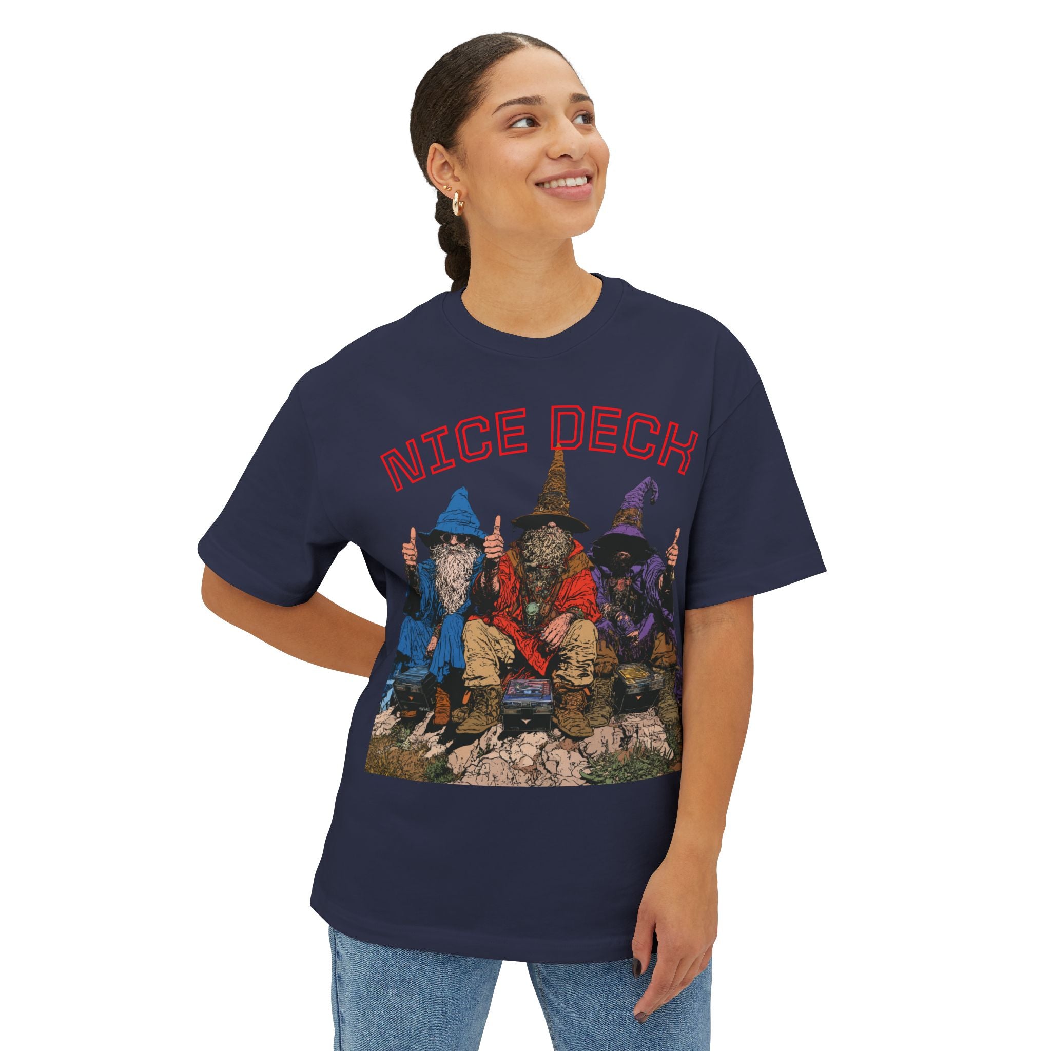 T-Shirt — 'Nice Deck' Wizards Graphic Tee