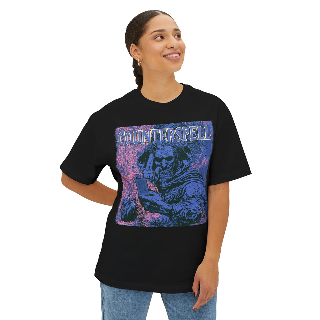 Graphic Tee — Vintage Wizard 'Counterspell' Illustration