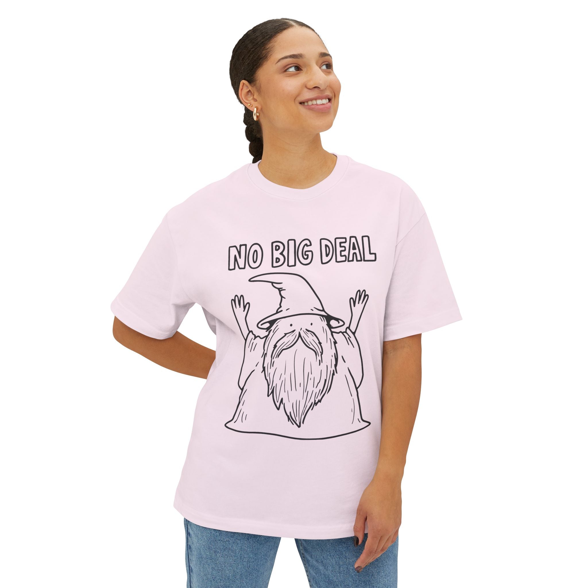 Copy of Graphic Tee — Vintage Wizard 'No Big Deal' Illustration