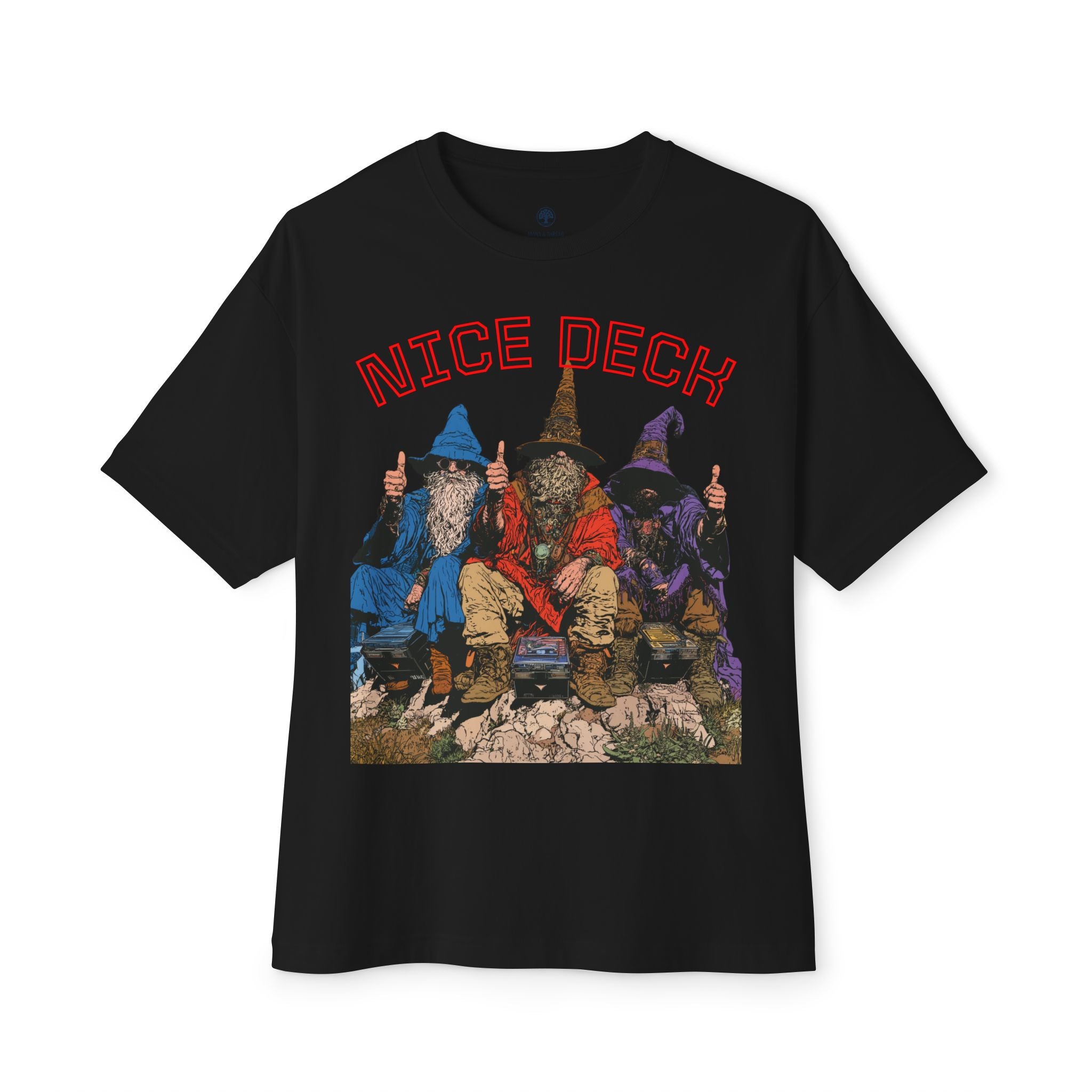 T-Shirt — 'Nice Deck' Wizards Graphic Tee