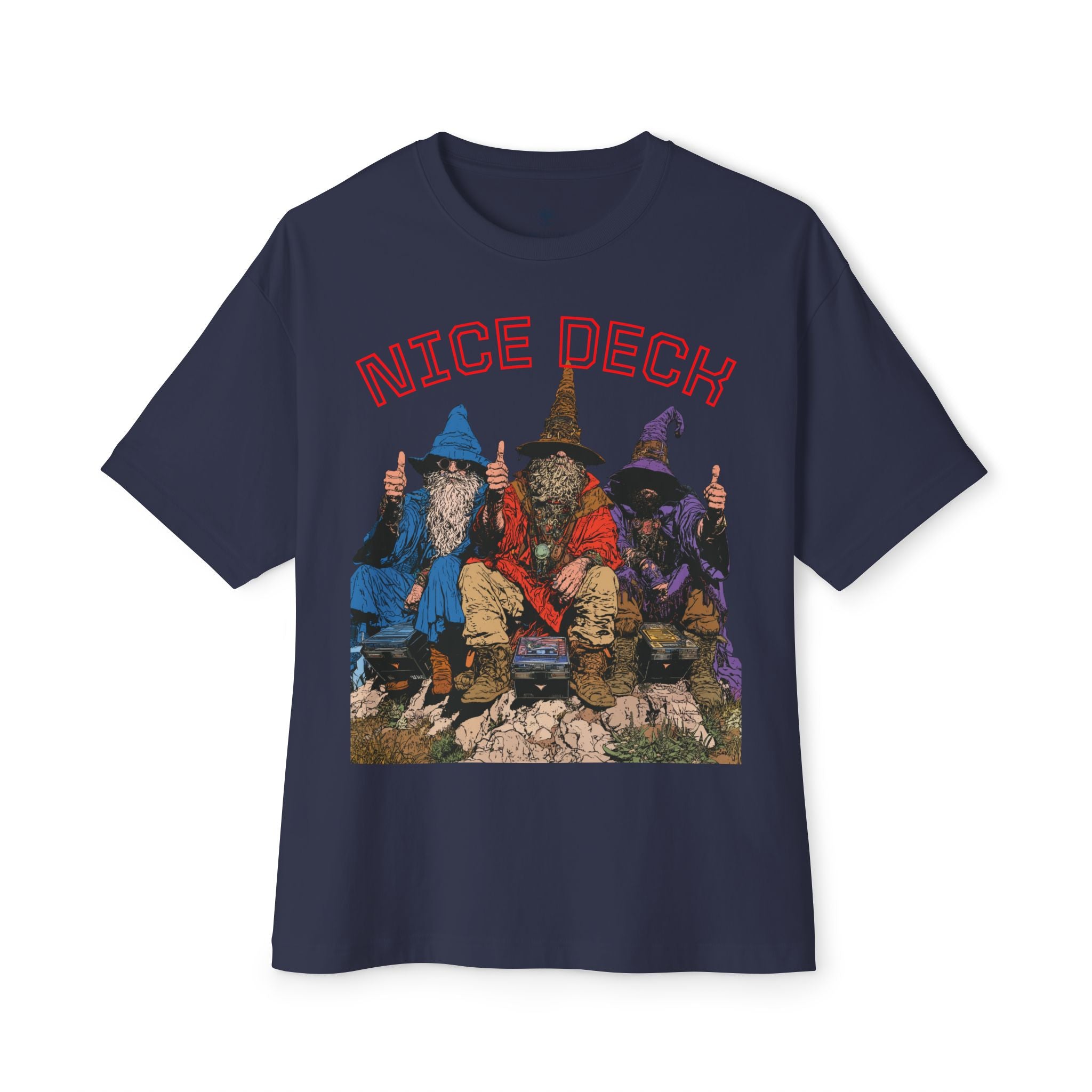 T-Shirt — 'Nice Deck' Wizards Graphic Tee