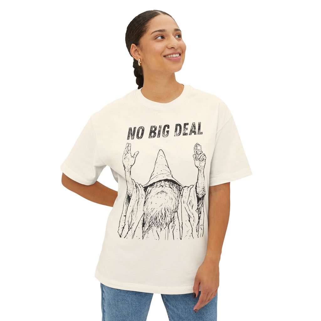 Graphic Tee — Vintage Wizard 'No Big Deal' Illustration 2