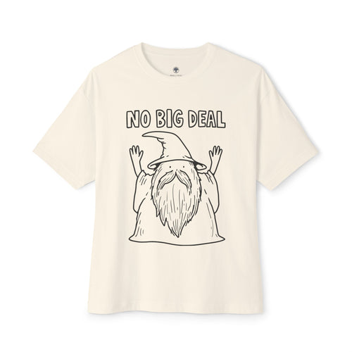 Copy of Graphic Tee — Vintage Wizard 'No Big Deal' Illustration
