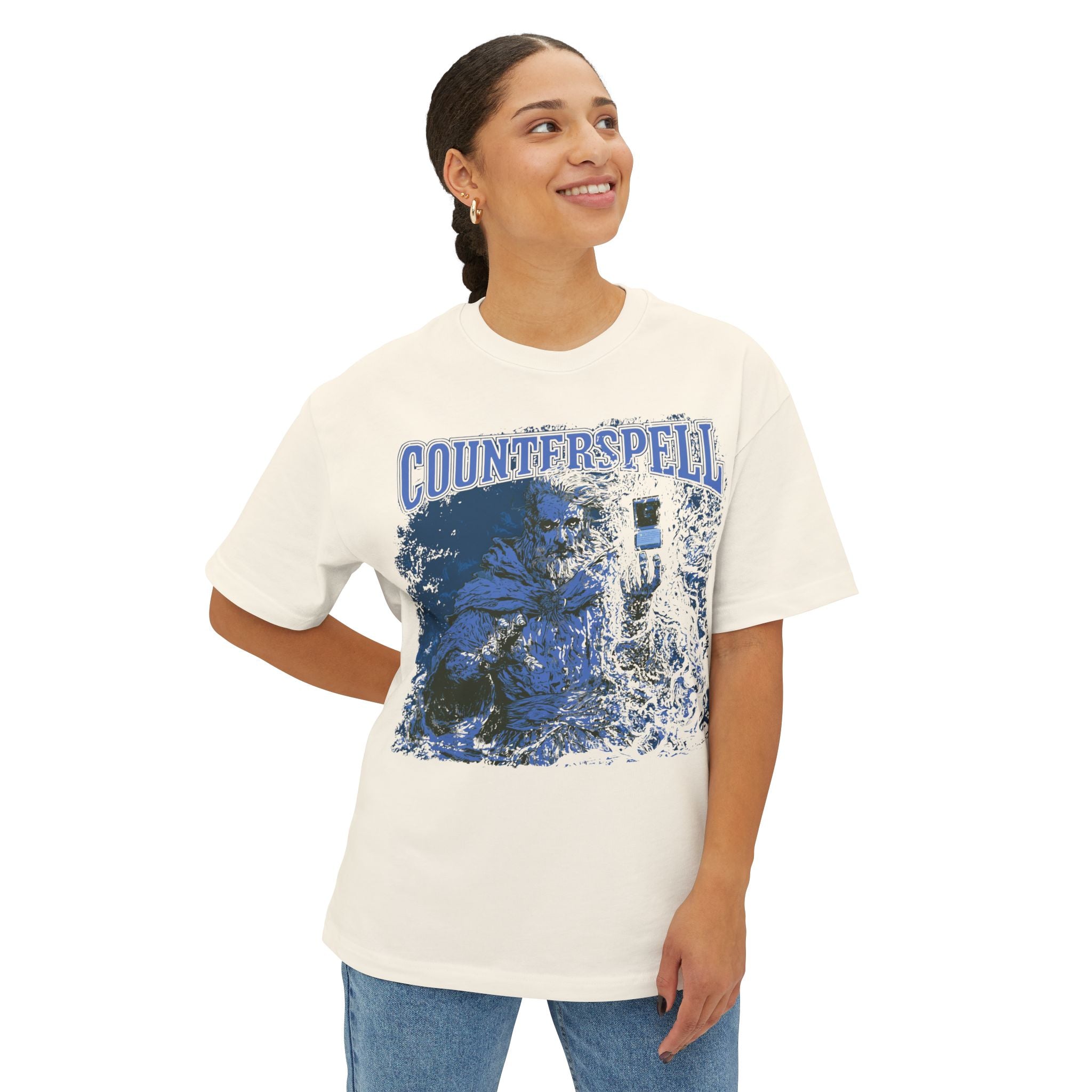 Graphic Tee — Vintage Wizard 'Counterspell' Illustration 6