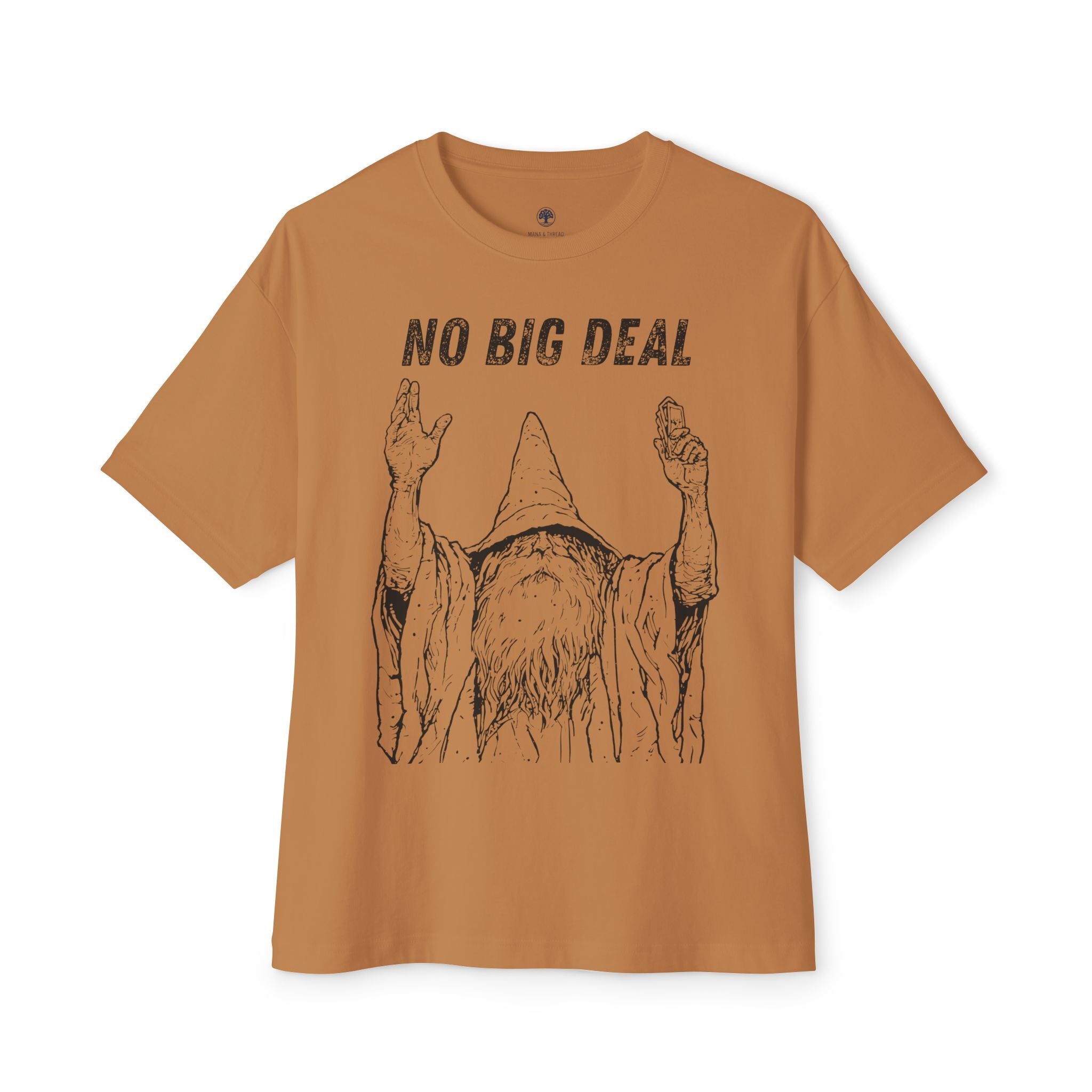 Graphic Tee — Vintage Wizard 'No Big Deal' Illustration 2