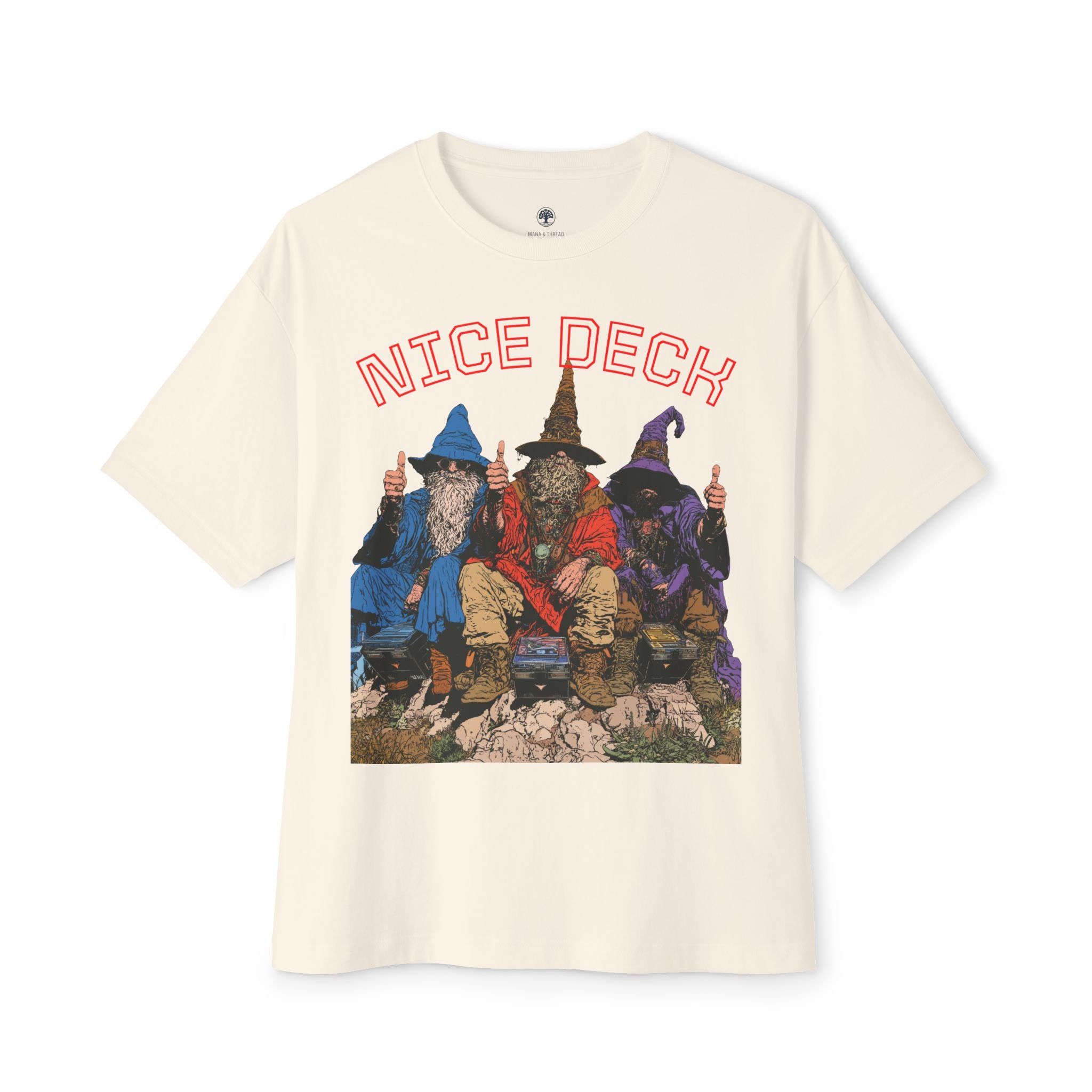 T-Shirt — 'Nice Deck' Wizards Graphic Tee