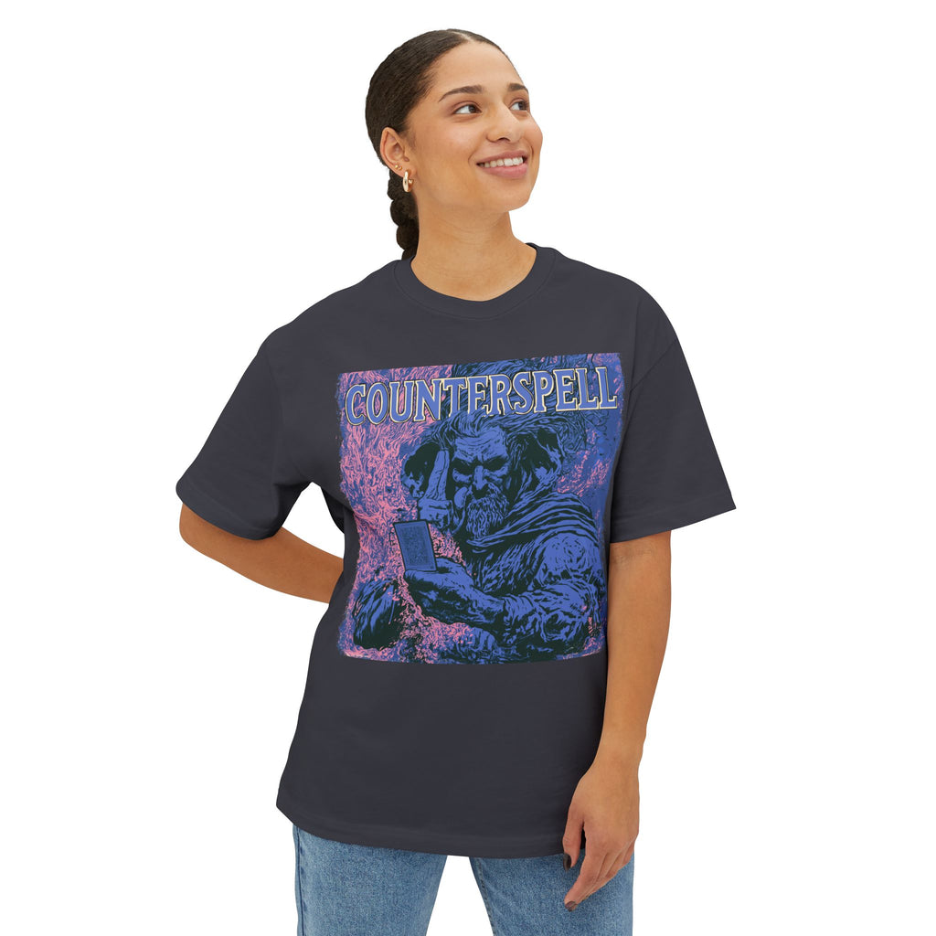 Graphic Tee — Vintage Wizard 'Counterspell' Illustration