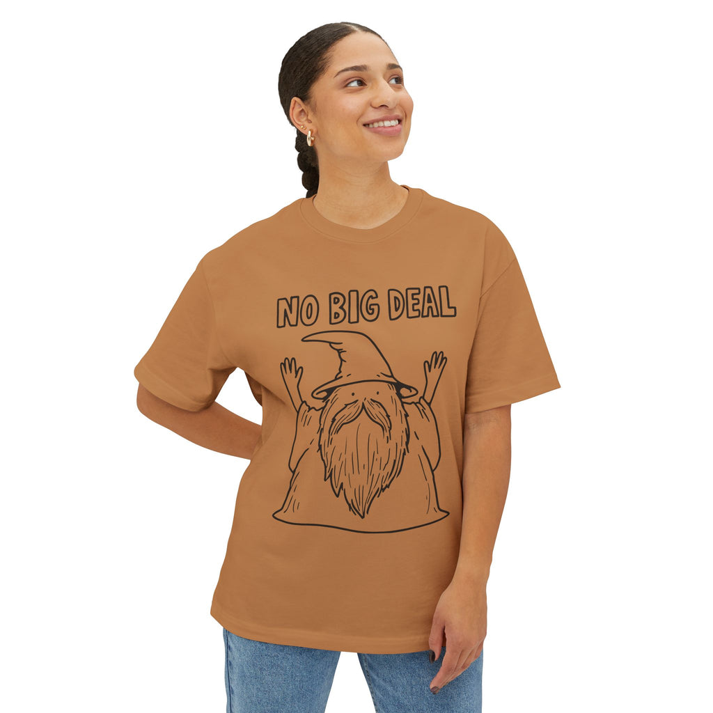 Copy of Graphic Tee — Vintage Wizard 'No Big Deal' Illustration