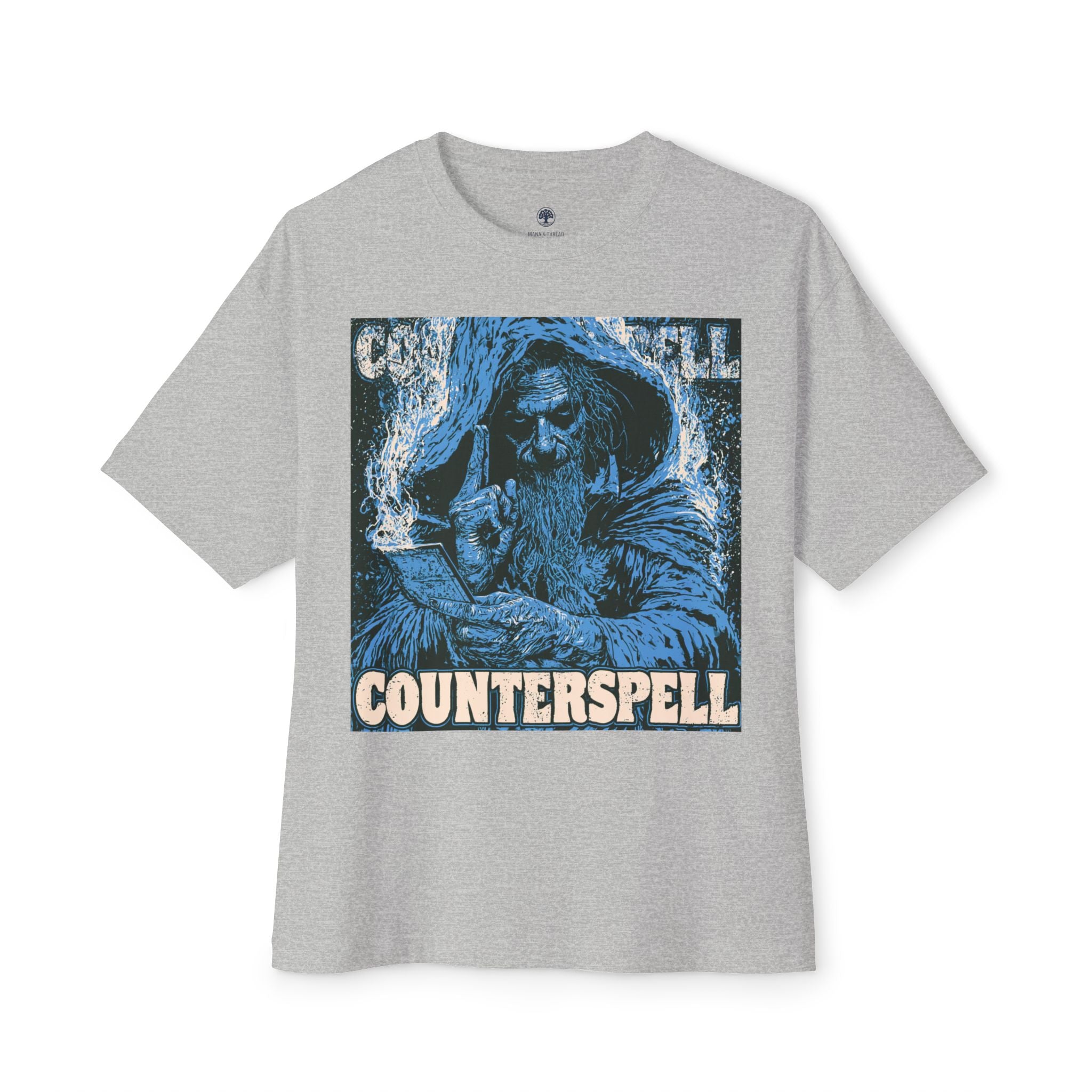 Graphic Tee — Vintage Wizard 'Counterspell' Illustration 7