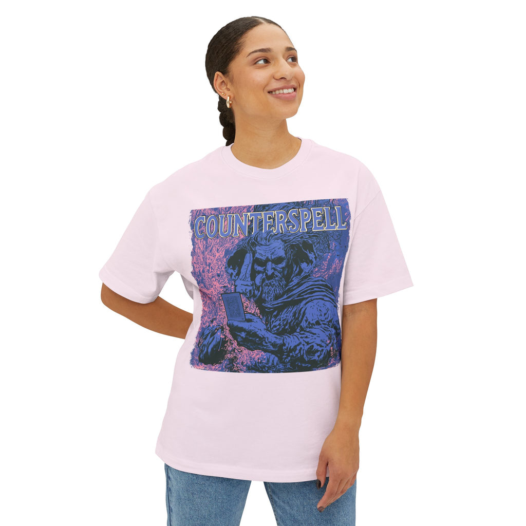 Graphic Tee — Vintage Wizard 'Counterspell' Illustration