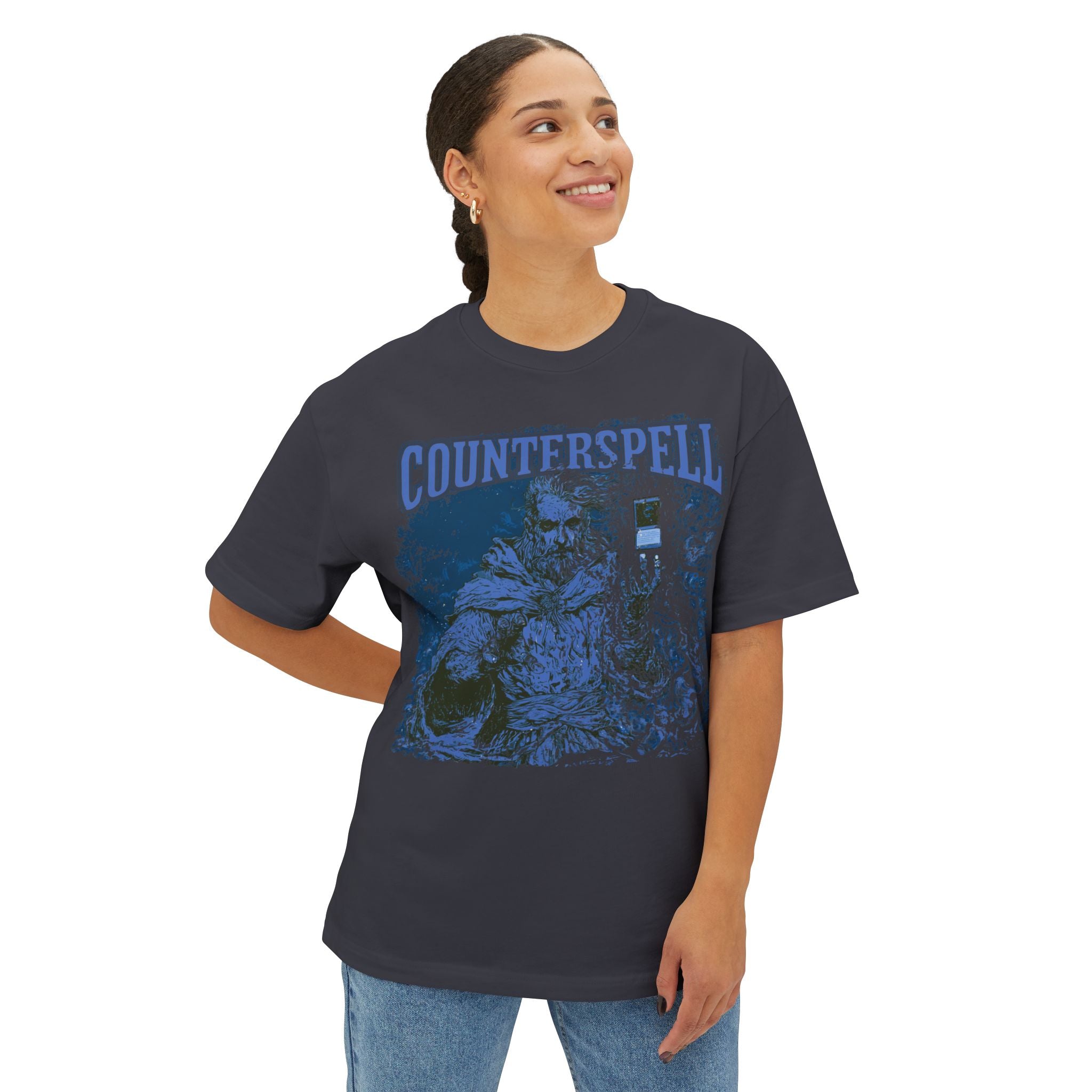 Graphic Tee — Vintage Wizard 'Counterspell' Illustration 6