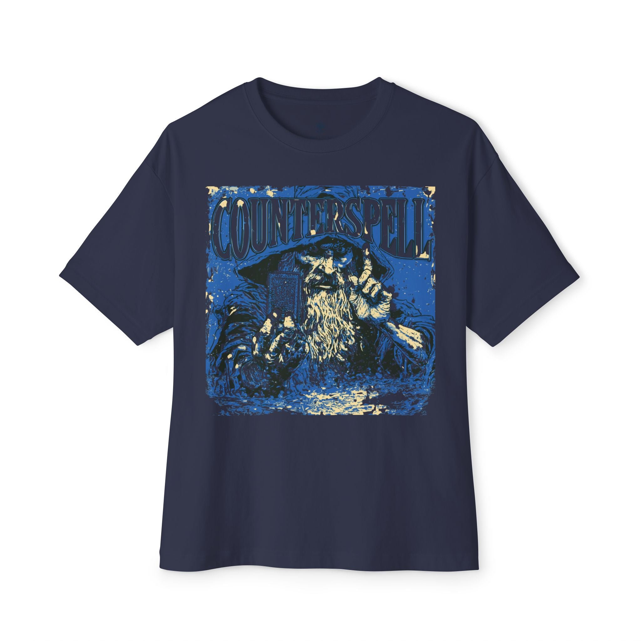 Graphic Tee — Vintage Wizard 'Counterspell' Illustration