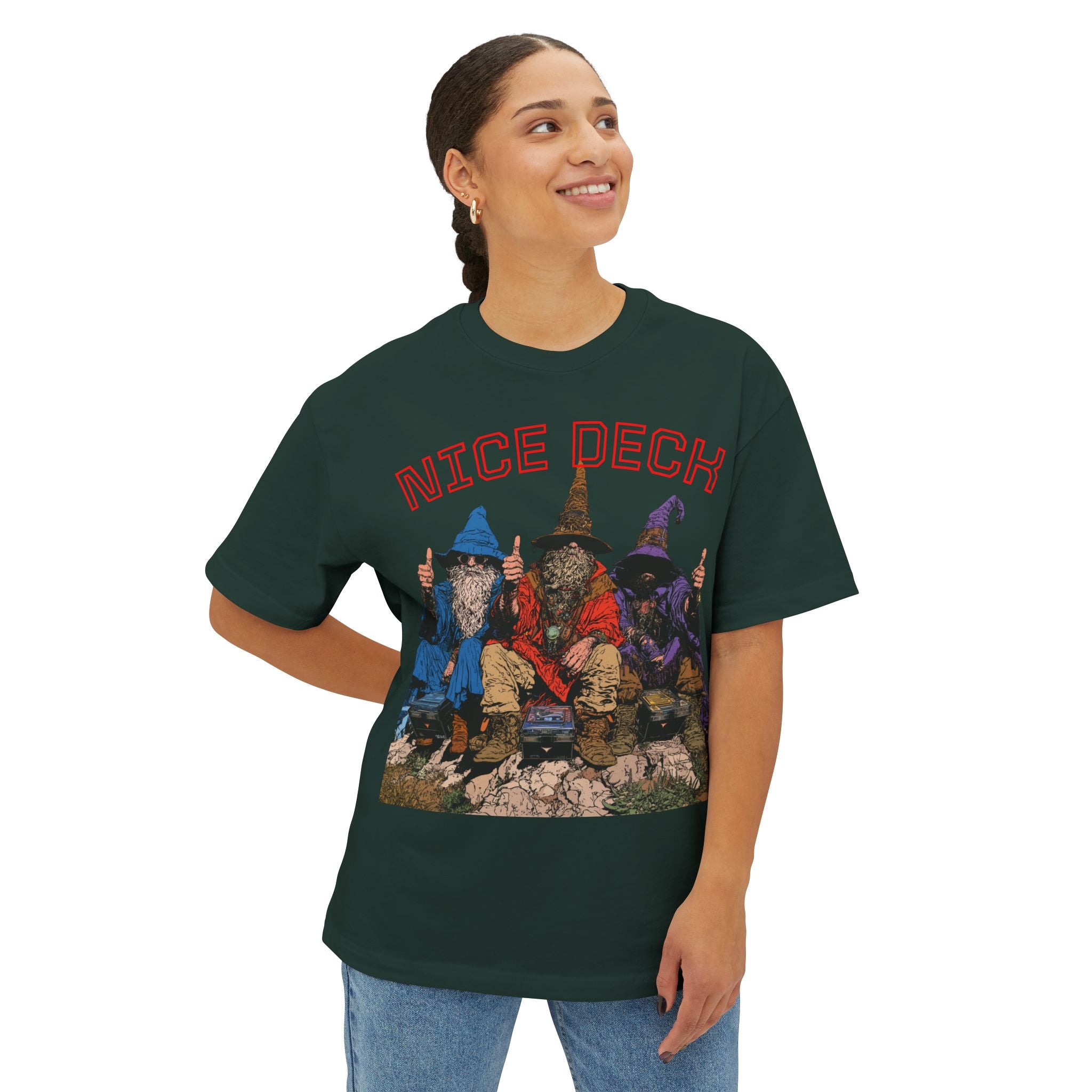 T-Shirt — 'Nice Deck' Wizards Graphic Tee