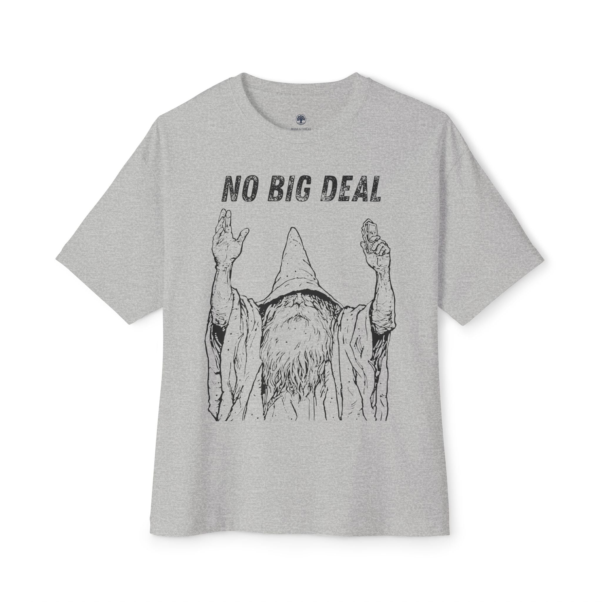 Graphic Tee — Vintage Wizard 'No Big Deal' Illustration 2