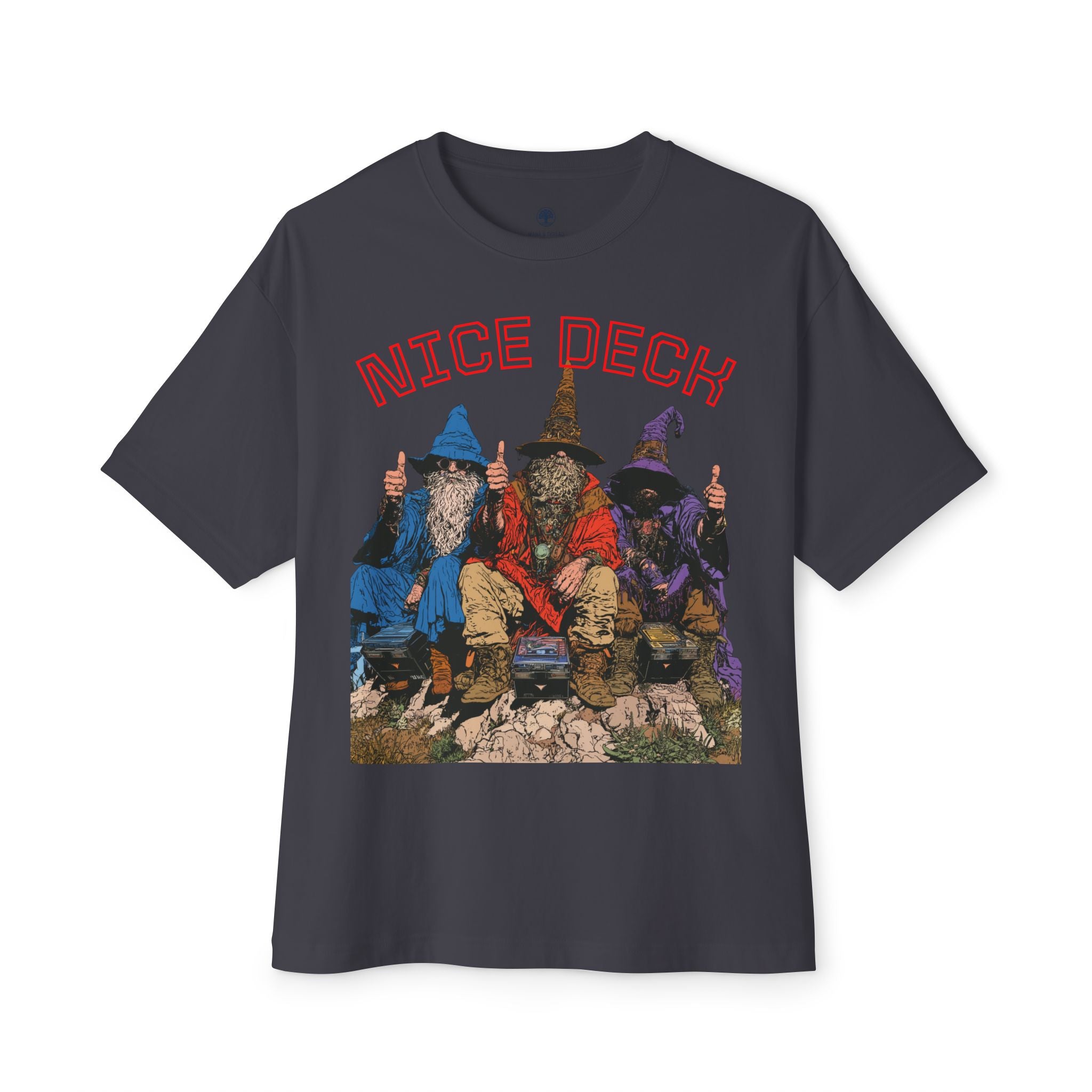 T-Shirt — 'Nice Deck' Wizards Graphic Tee