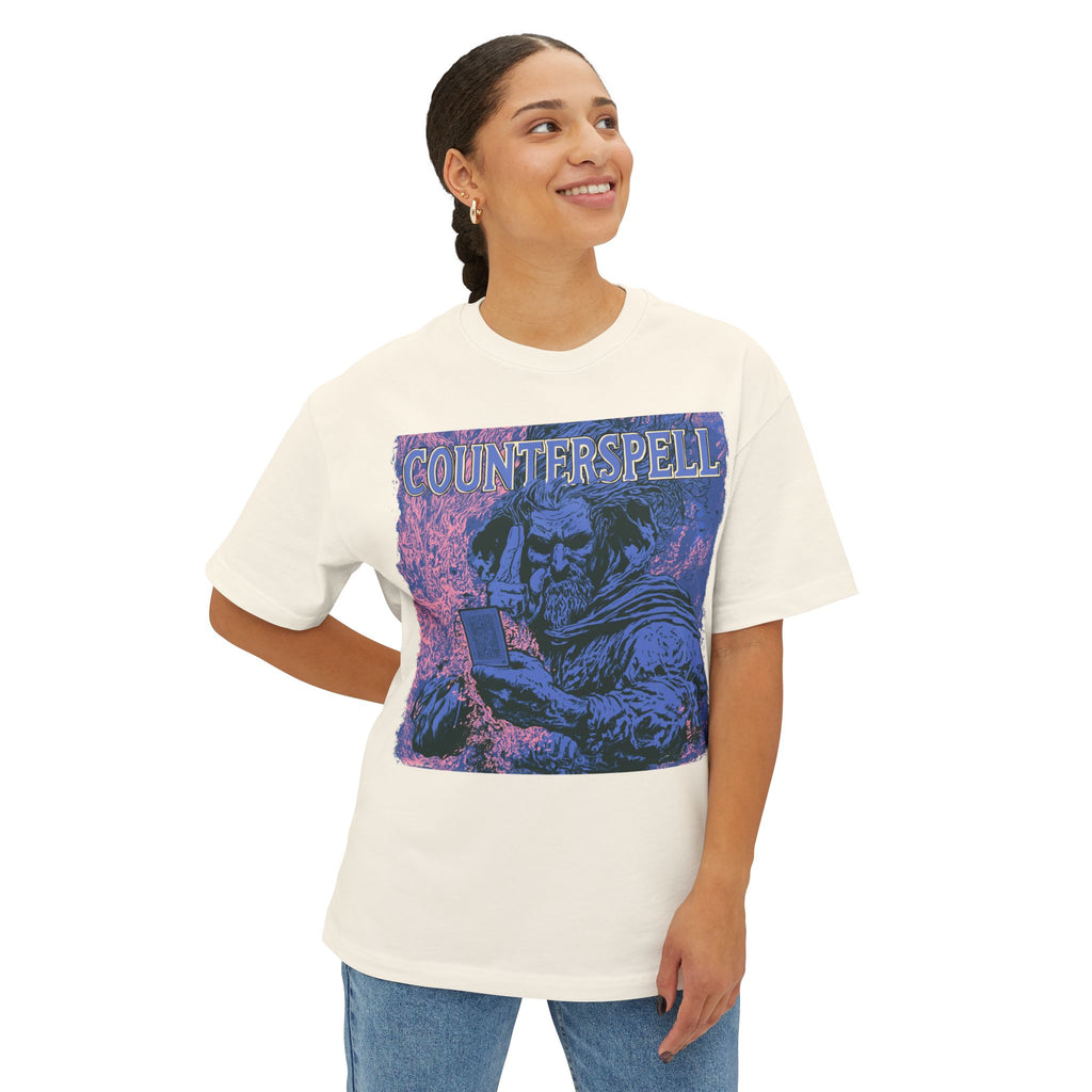 Graphic Tee — Vintage Wizard 'Counterspell' Illustration