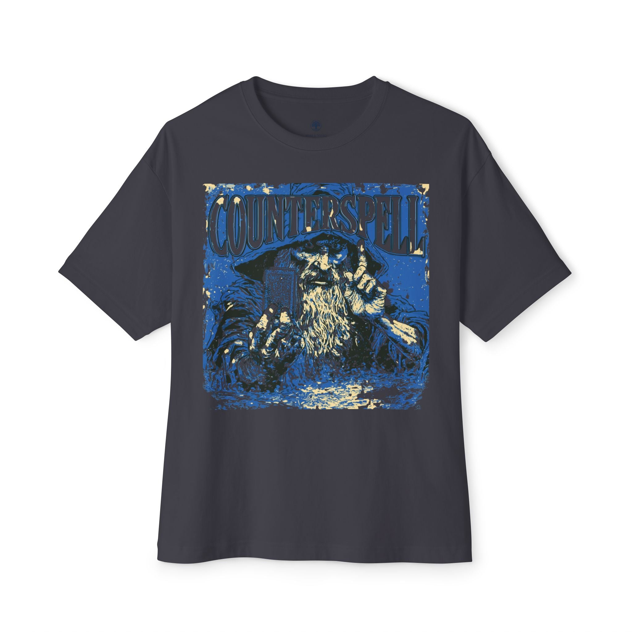 Graphic Tee — Vintage Wizard 'Counterspell' Illustration