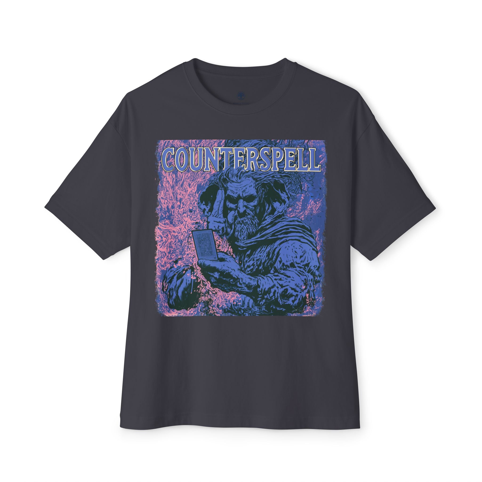 Graphic Tee — Vintage Wizard 'Counterspell' Illustration