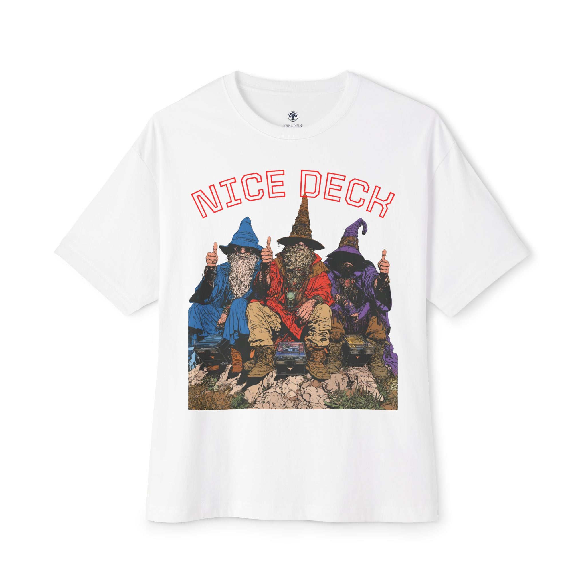 T-Shirt — 'Nice Deck' Wizards Graphic Tee