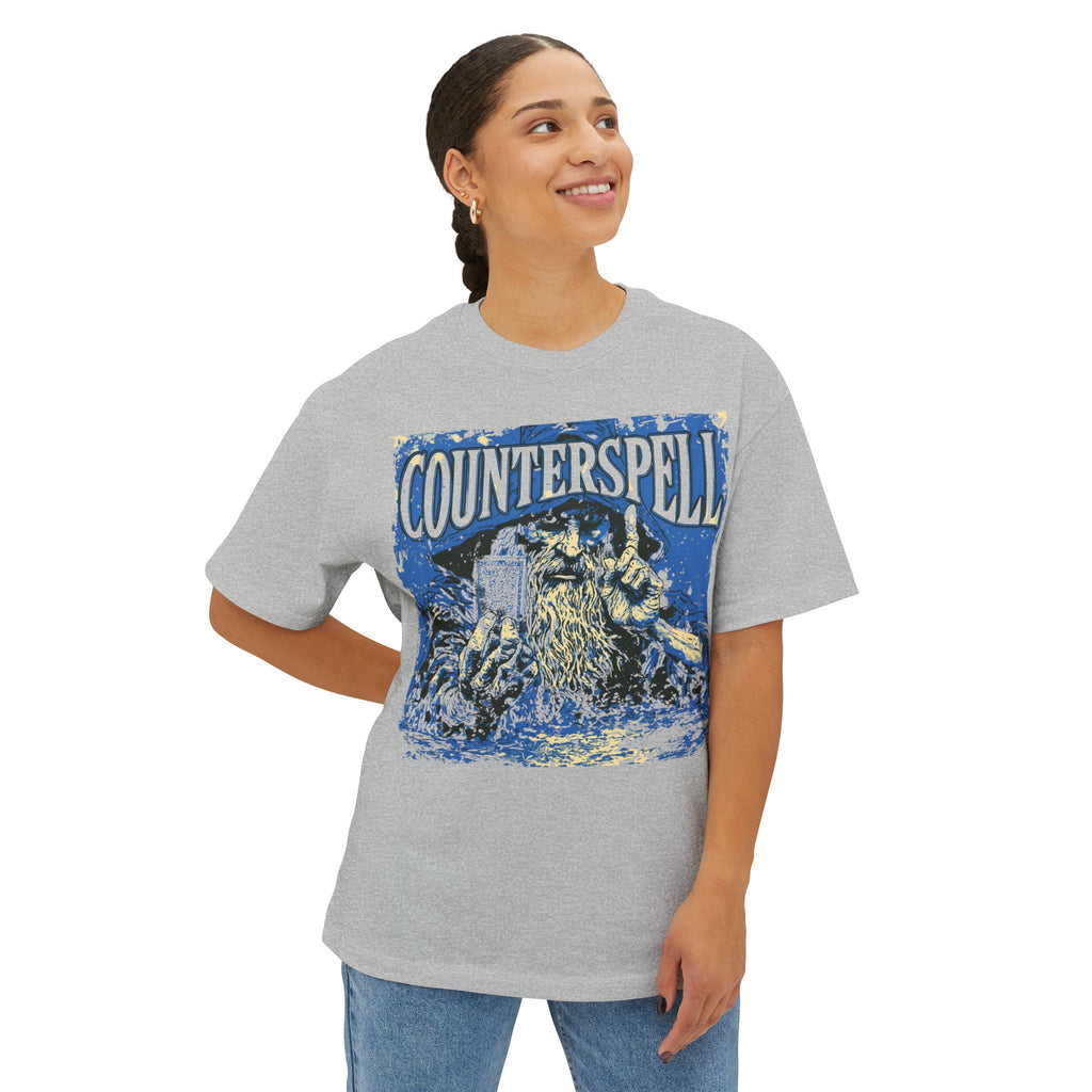 Graphic Tee — Vintage Wizard 'Counterspell' Illustration
