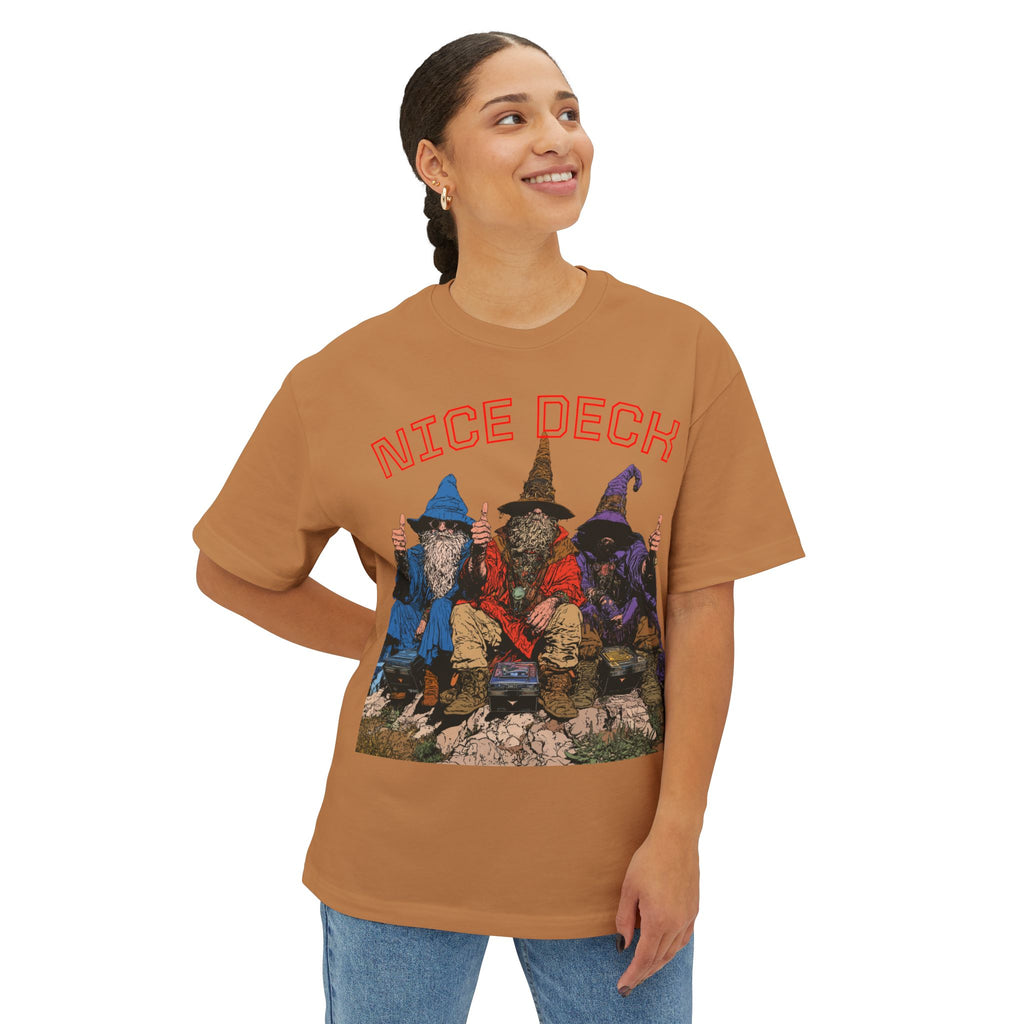 T-Shirt — 'Nice Deck' Wizards Graphic Tee
