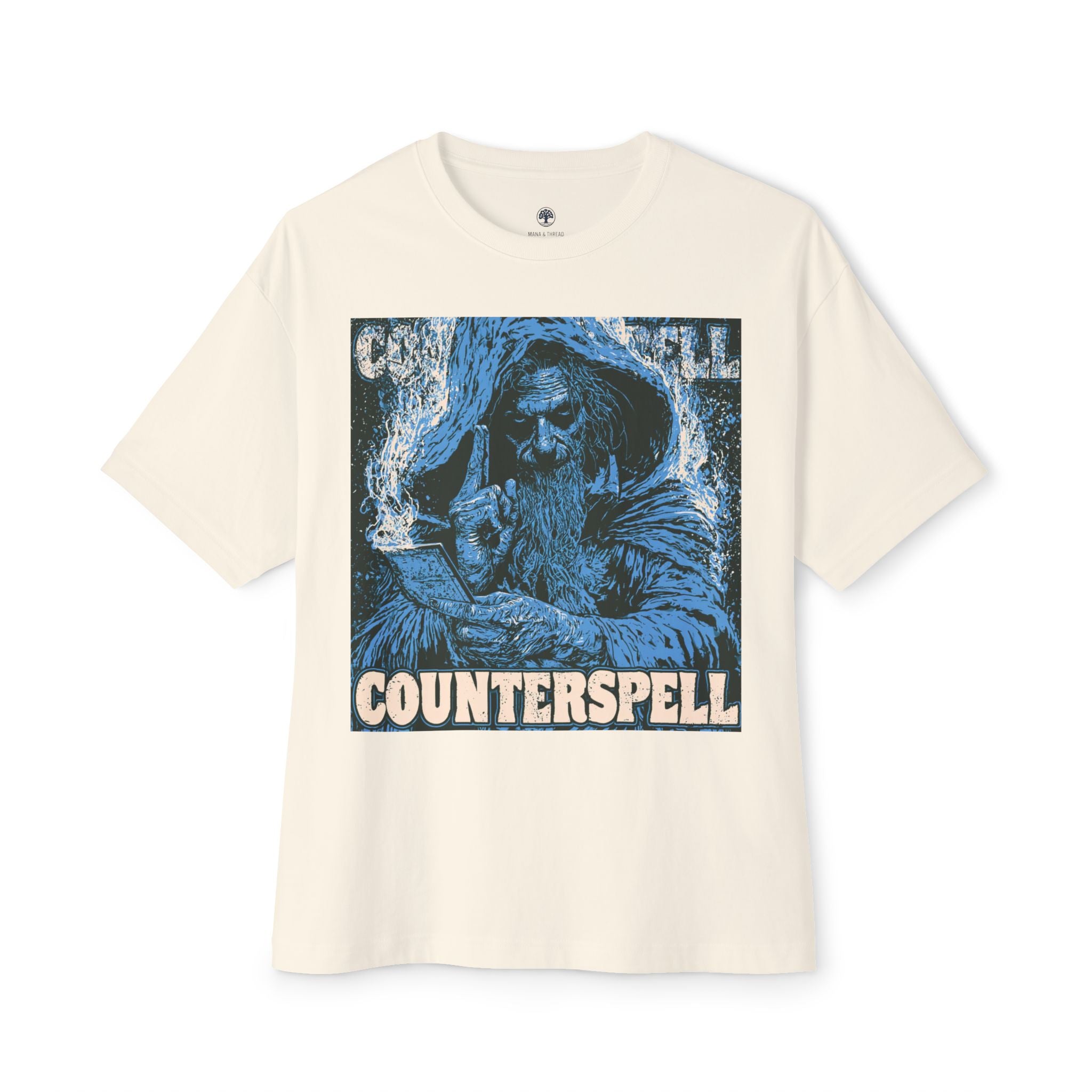 Graphic Tee — Vintage Wizard 'Counterspell' Illustration 7
