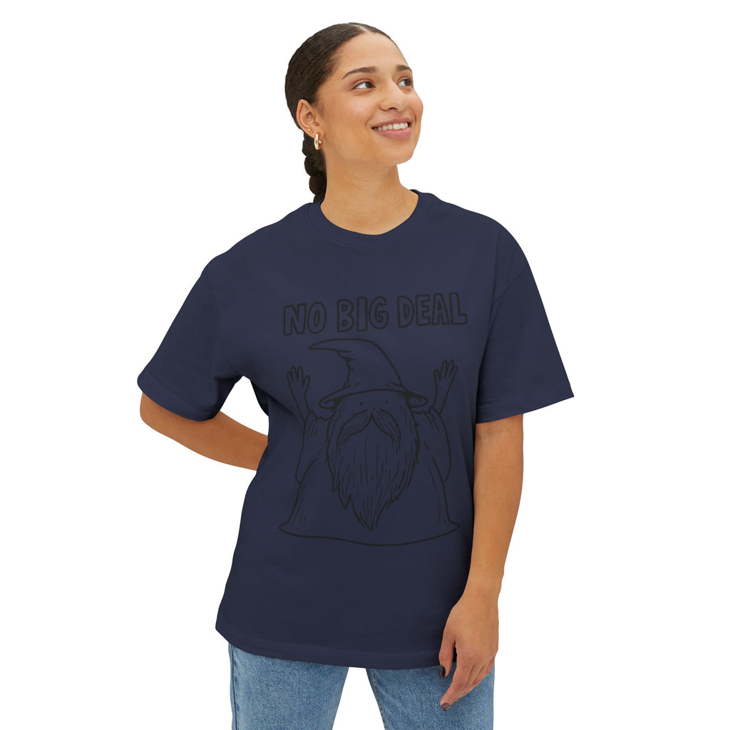 Copy of Graphic Tee — Vintage Wizard 'No Big Deal' Illustration