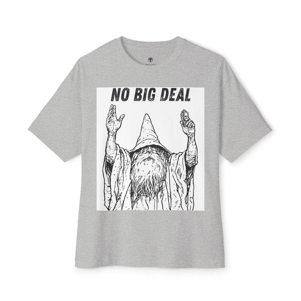 Graphic Tee — Vintage Wizard 'No Big Deal' Illustration 2 Solid