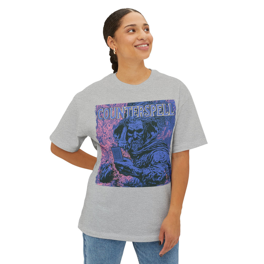 Graphic Tee — Vintage Wizard 'Counterspell' Illustration