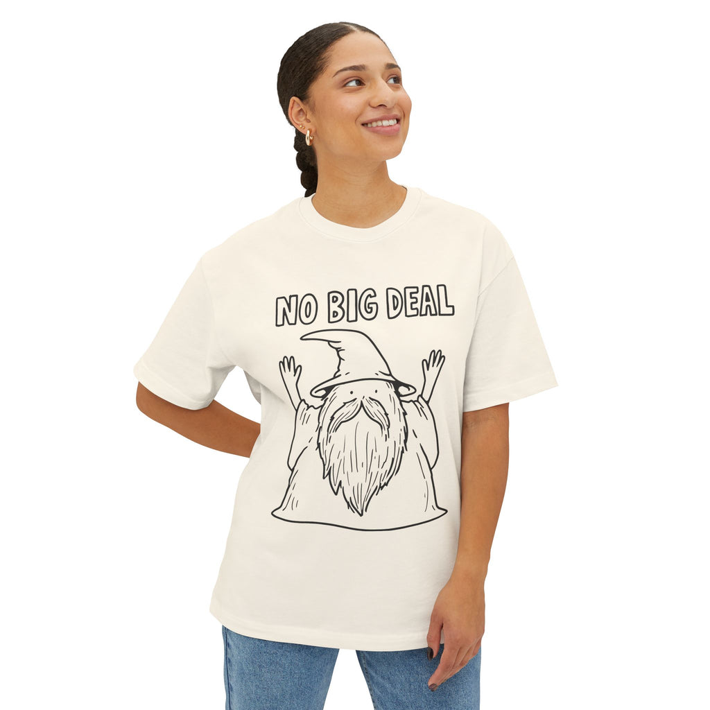 Copy of Graphic Tee — Vintage Wizard 'No Big Deal' Illustration