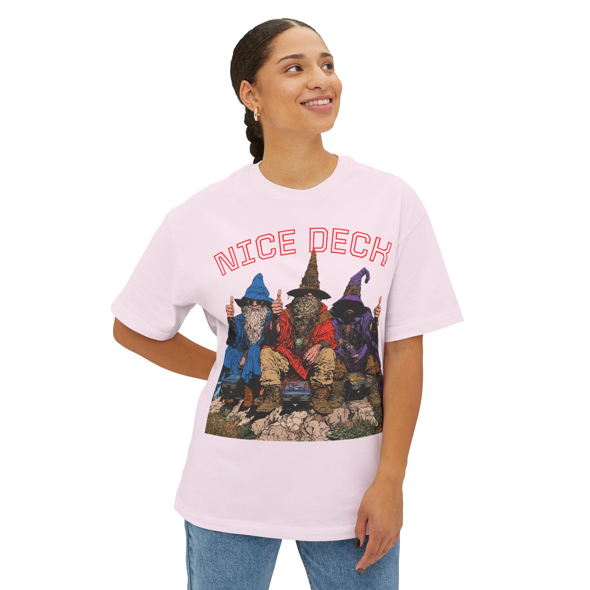 T-Shirt — 'Nice Deck' Wizards Graphic Tee