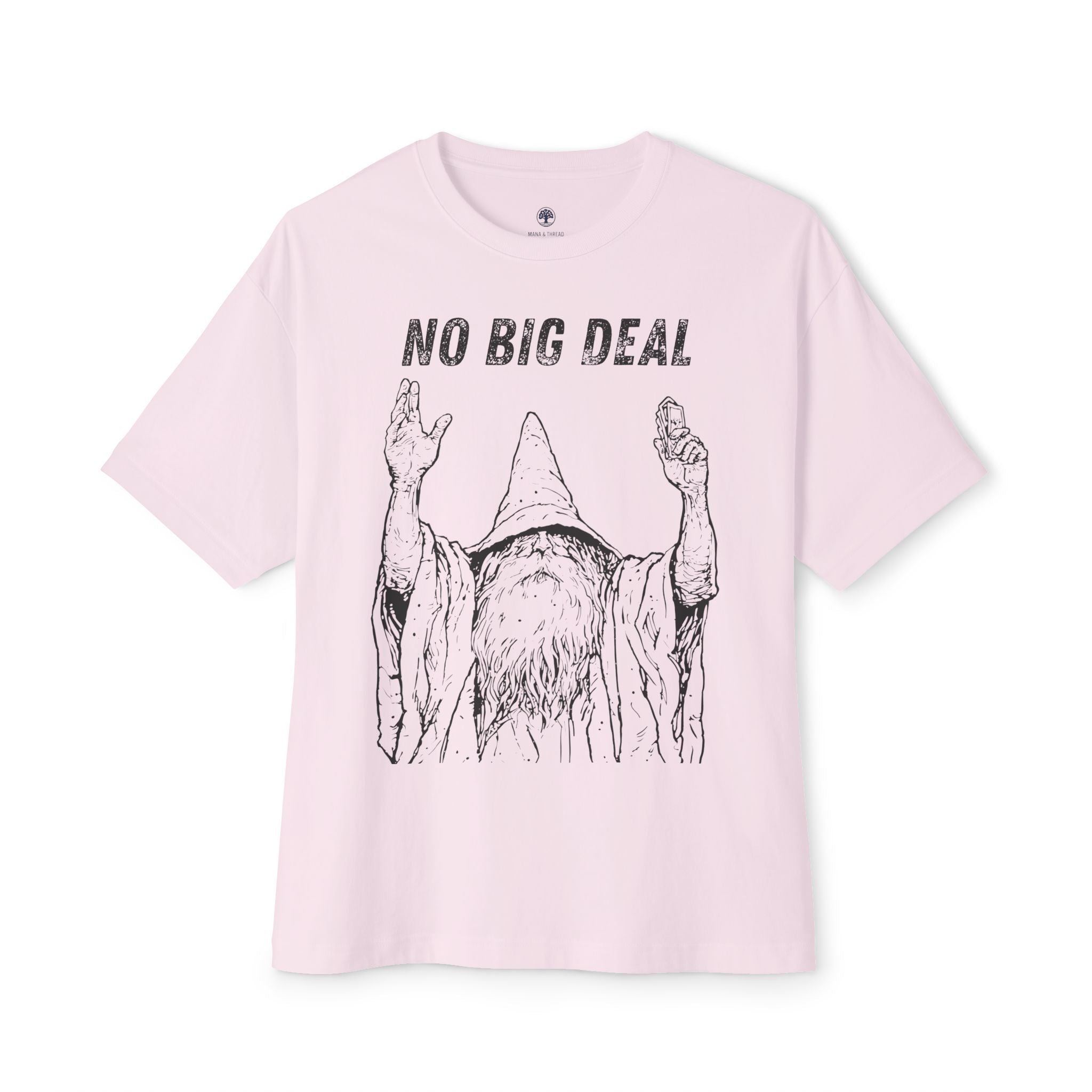 Graphic Tee — Vintage Wizard 'No Big Deal' Illustration 2