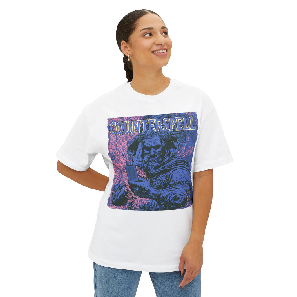 Graphic Tee — Vintage Wizard 'Counterspell' Illustration