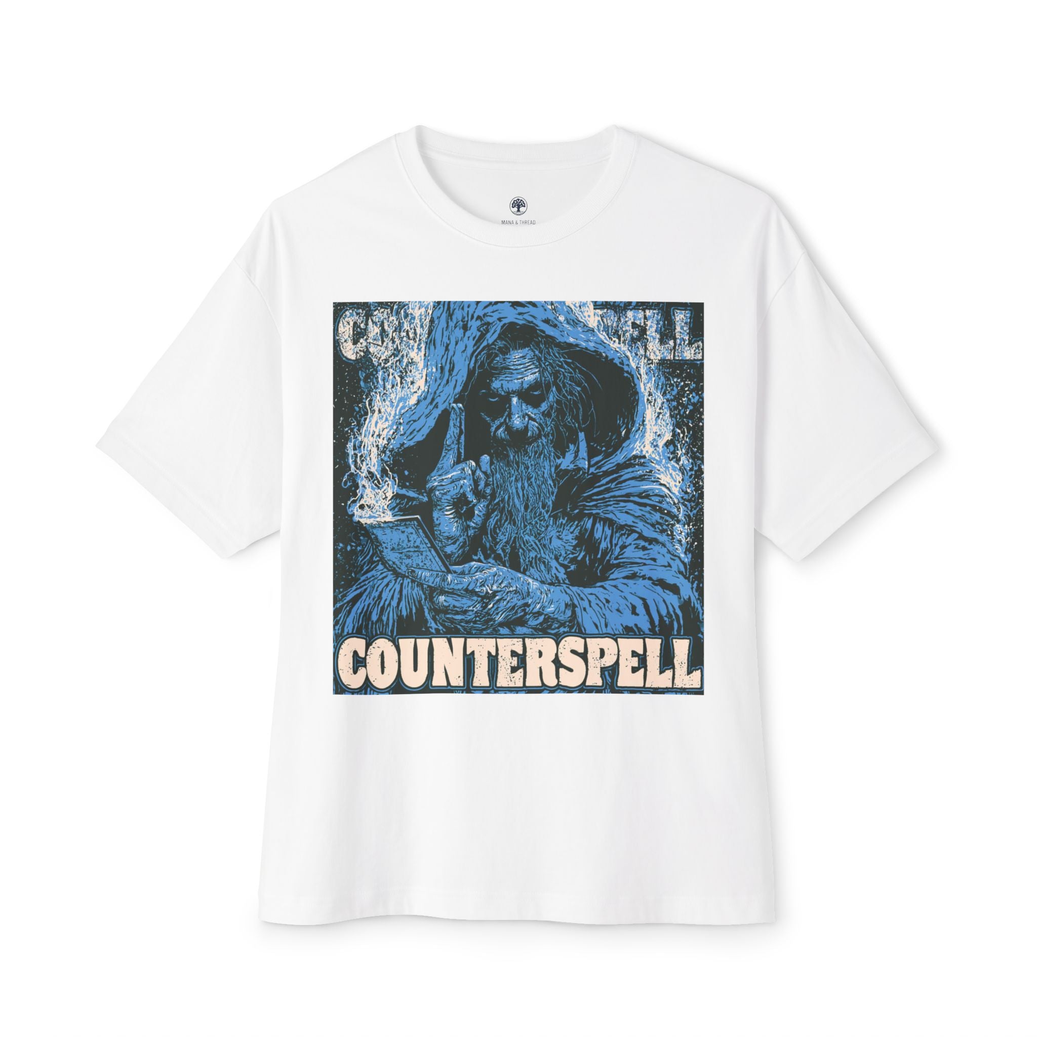 Graphic Tee — Vintage Wizard 'Counterspell' Illustration 7