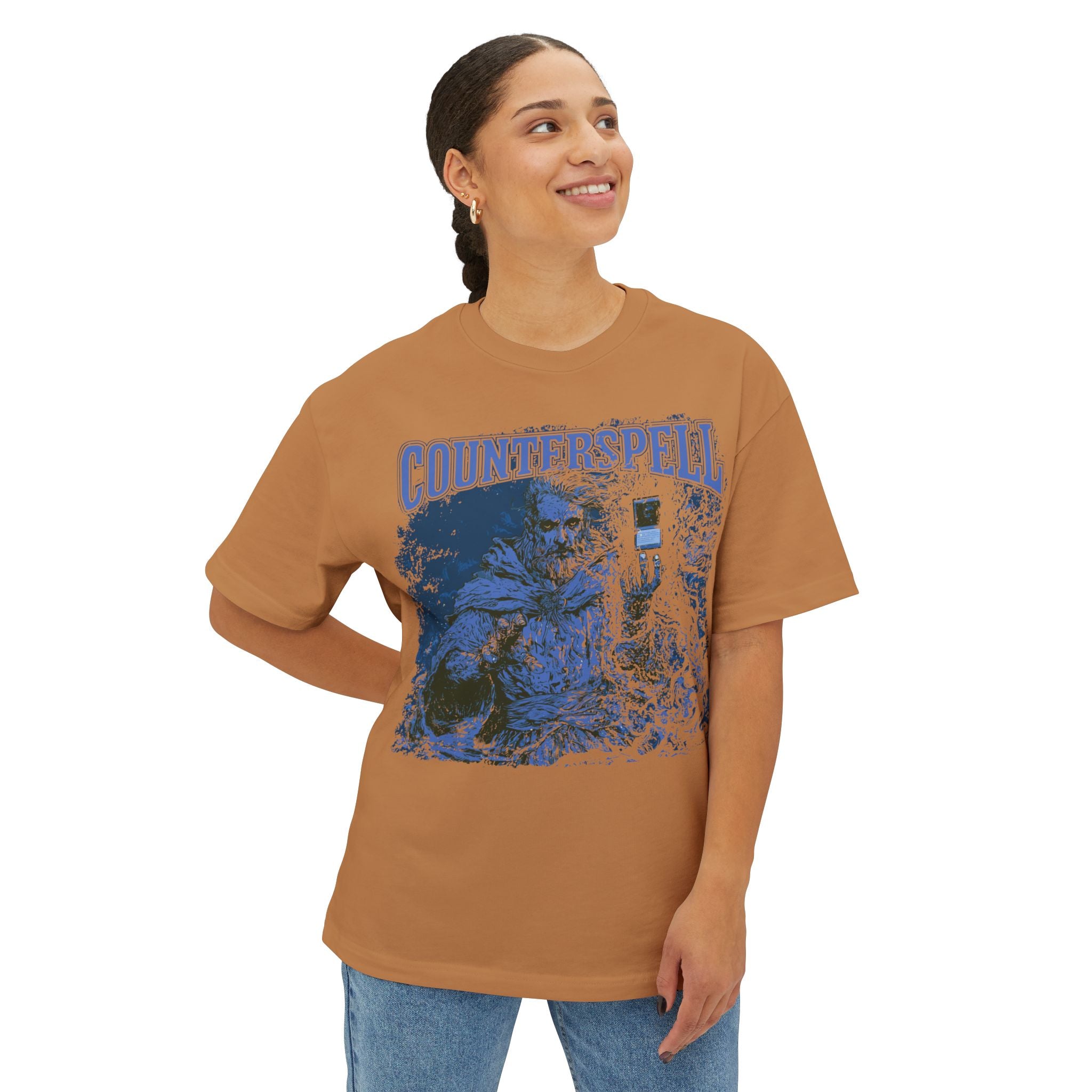 Graphic Tee — Vintage Wizard 'Counterspell' Illustration 6