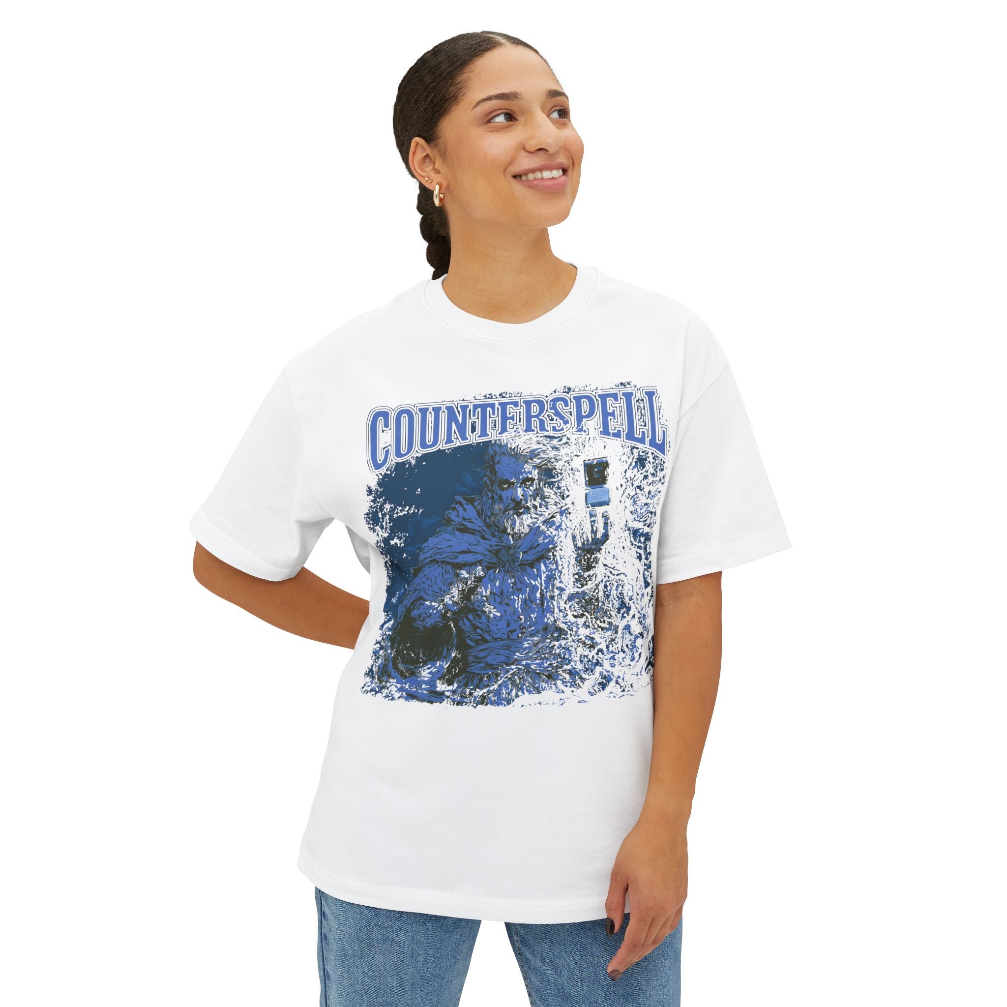Graphic Tee — Vintage Wizard 'Counterspell' Illustration 6