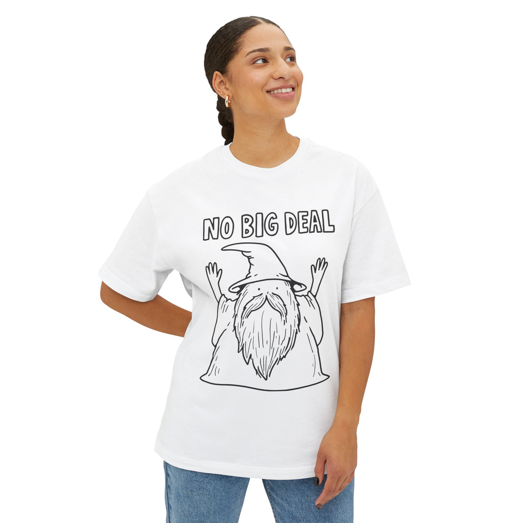 Copy of Graphic Tee — Vintage Wizard 'No Big Deal' Illustration