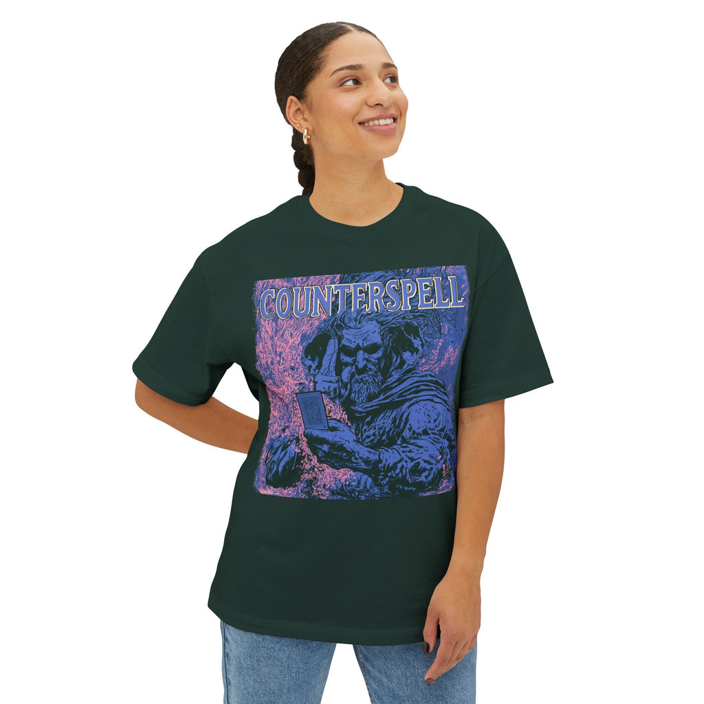 Graphic Tee — Vintage Wizard 'Counterspell' Illustration